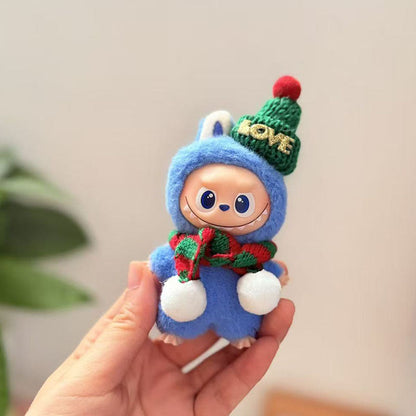 Clothes only)Charming Christmas Outfit Series for Mini Version 4.0 LABUBU - Adorable Holiday Looks for Your Little One