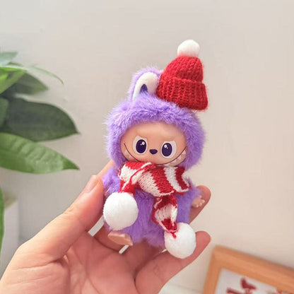 Clothes only)Charming Christmas Outfit Series for Mini Version 4.0 LABUBU - Adorable Holiday Looks for Your Little One