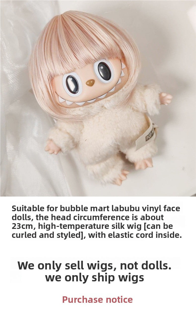 Transform Your Look with Our Stunning Wig, Perfectly Designed for 17cm Labubu – Elevate Your Style Instantly