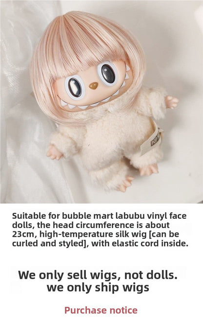 Transform Your Look with Our Stunning Wig, Perfectly Designed for 17cm Labubu – Elevate Your Style Instantly