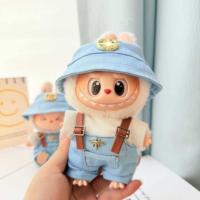 【Only Doll Clothes】Chic Labubu Suspender Set: Perfect for Playtime or Parties – Dress Your Child in This Stylish & Cozy Outfit Today