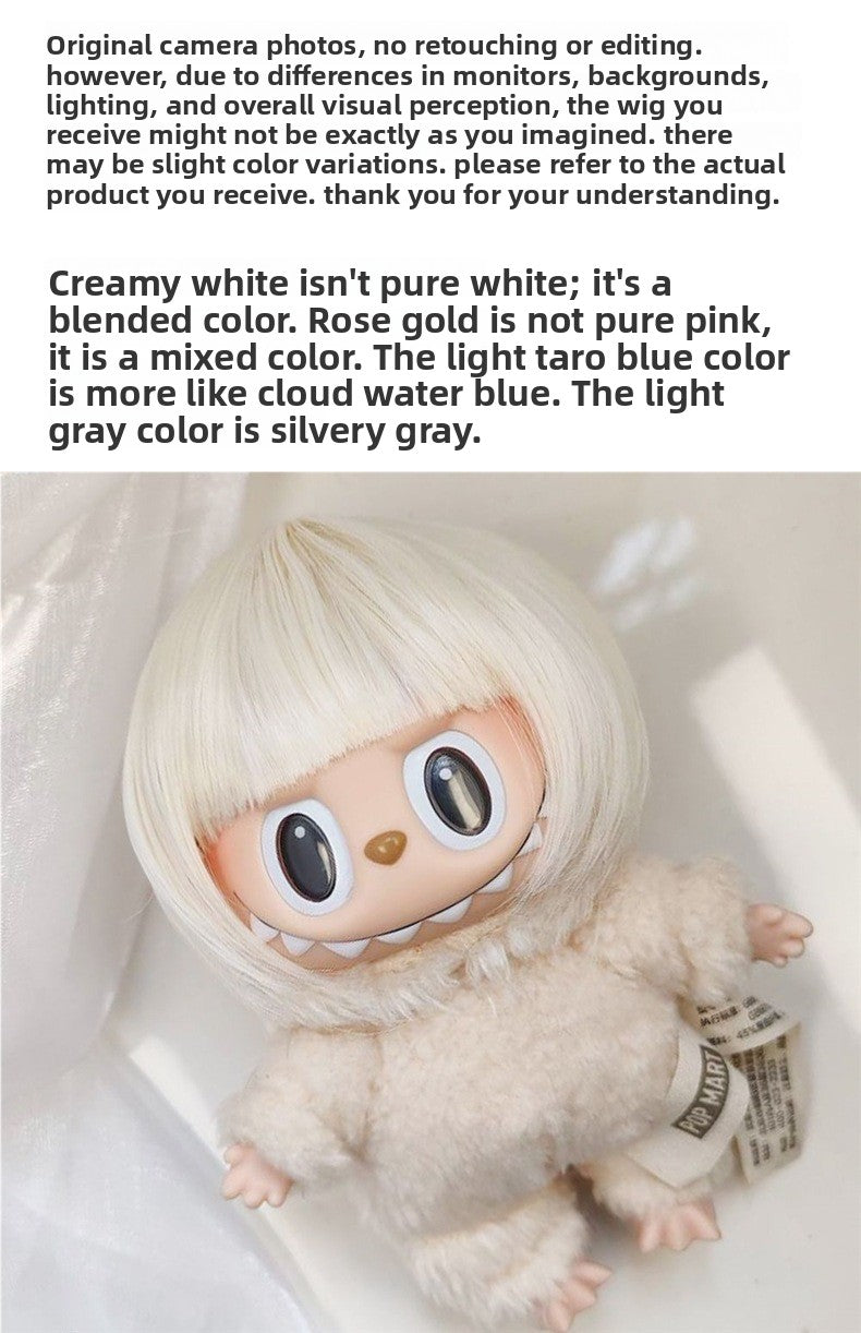 Transform Your Look with Our Stunning Wig, Perfectly Designed for 17cm Labubu – Elevate Your Style Instantly