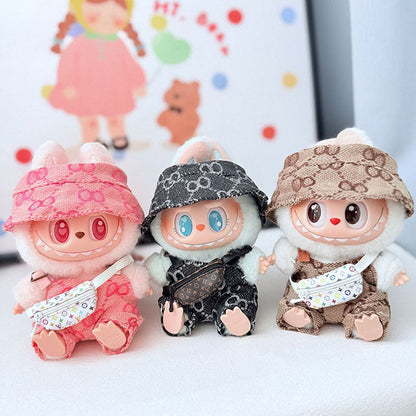 【Only Doll Clothes】Chic Labubu Suspender Set: Perfect for Playtime or Parties – Dress Your Child in This Stylish & Cozy Outfit Today