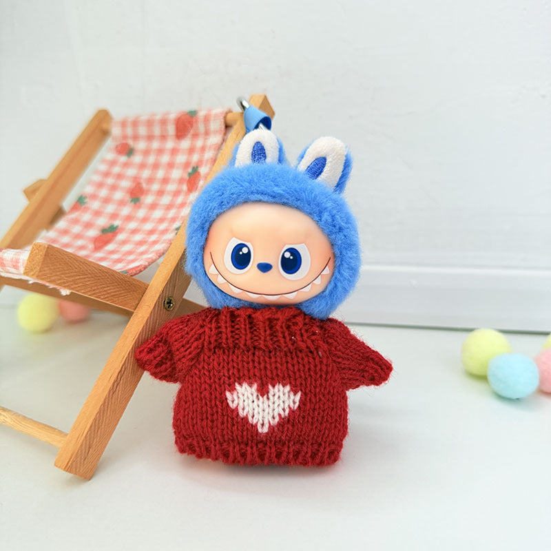 Clothes only)Charming Christmas Outfit Series for Mini Version 4.0 LABUBU - Adorable Holiday Looks for Your Little One