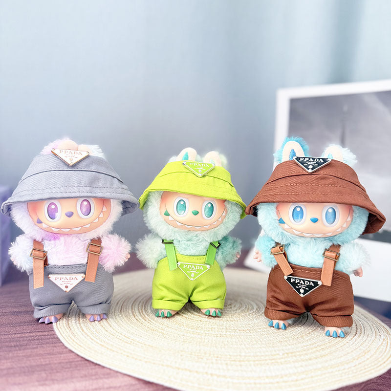 Only Clothes) Adorable Labubu Overalls Set - Trendy & Durable, Ideal for Growing Kids, Perfect for Any Season