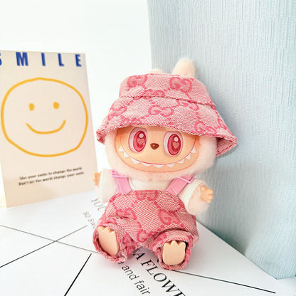 【Only Doll Clothes】Chic Labubu Suspender Set: Perfect for Playtime or Parties – Dress Your Child in This Stylish & Cozy Outfit Today